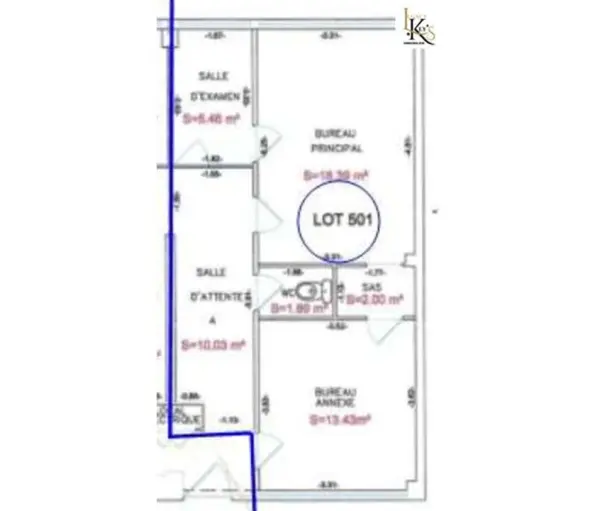 LORMONT 33310 – Vente bureaux 4&nbsp;pièces
