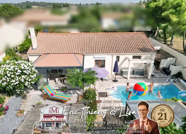 Saint-Marcel-sur-Aude 11120 – Vente maison/villa 4&nbsp;pièces 3&nbsp;chambres