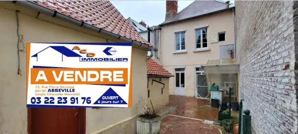 Abbeville 80100 – Vente maison/villa 5&nbsp;pièces 3&nbsp;chambres