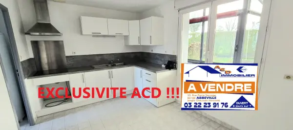Nouvion 80860 – Vente maison/villa 5&nbsp;pièces 3&nbsp;chambres