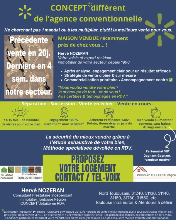 Saint-Geniès-Bellevue 31180 – Vente maison/villa 6&nbsp;pièces 4&nbsp;chambres