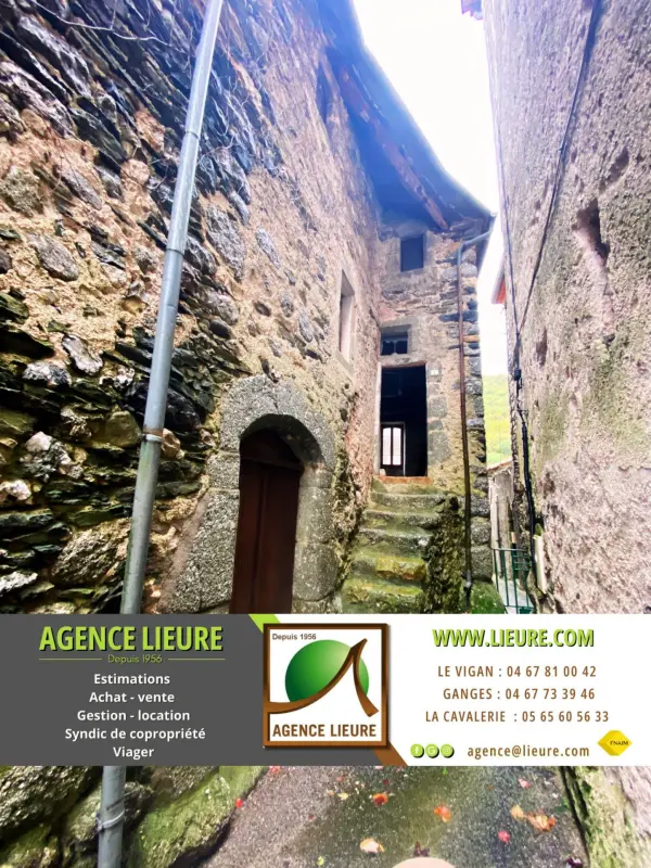 Aumessas 30770 – Vente maison/villa 3&nbsp;pièces 1&nbsp;chambre