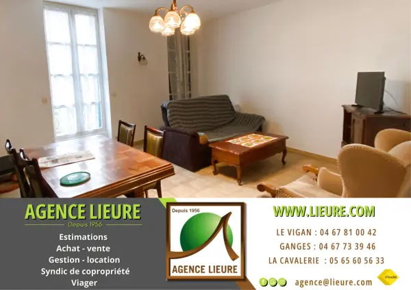 Le Vigan 30120 – Vente appartement 3&nbsp;pièces 2&nbsp;chambres