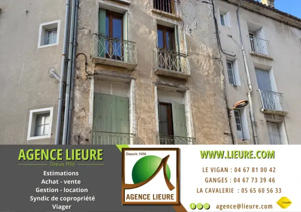 Le Vigan 30120 – Vente immeuble 4&nbsp;pièces 3&nbsp;chambres