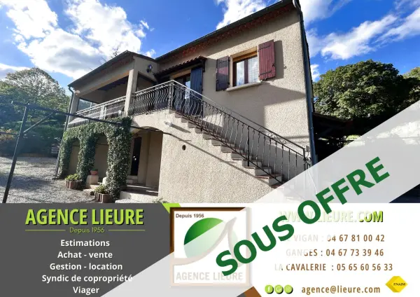 Bez-et-Esparon 30120 – Vente maison/villa 5&nbsp;pièces 3&nbsp;chambres