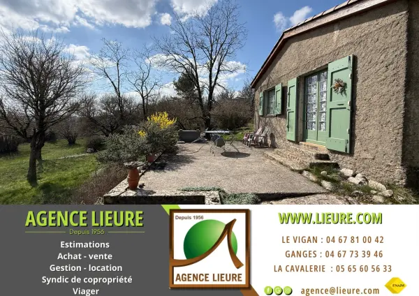 Campestre-et-Luc 30770 – Vente maison/villa 1&nbsp;pièce 1&nbsp;chambre