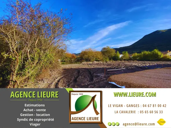 Molières-Cavaillac 30120 – Vente terrain
