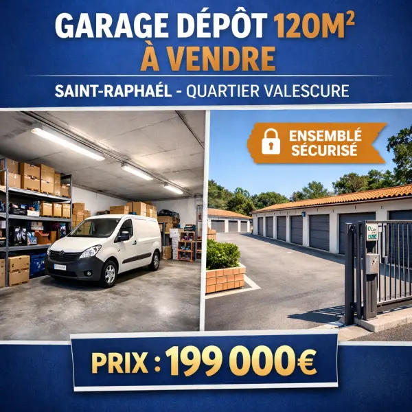 Saint-Raphaël 83700 – Vente parking/box