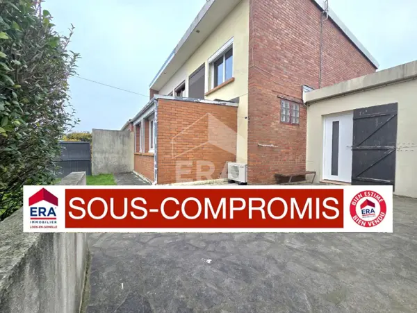 LOOS EN GOHELLE 62750 – Vente maison/villa 5&nbsp;pièces 3&nbsp;chambres