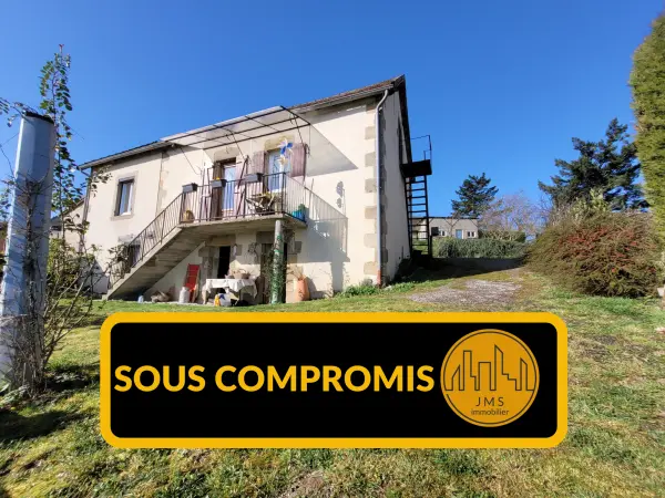 Tronget 03240 – Vente maison/villa 3&nbsp;pièces 2&nbsp;chambres