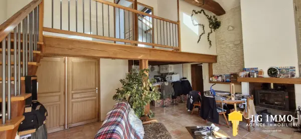 Saint-Dizant-du-Gua 17240 – Vente maison/villa 5&nbsp;pièces 3&nbsp;chambres