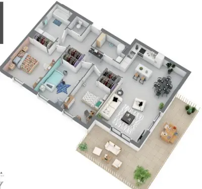 Cavalaire-sur-Mer 83240 – Vente appartement 4&nbsp;pièces 3&nbsp;chambres