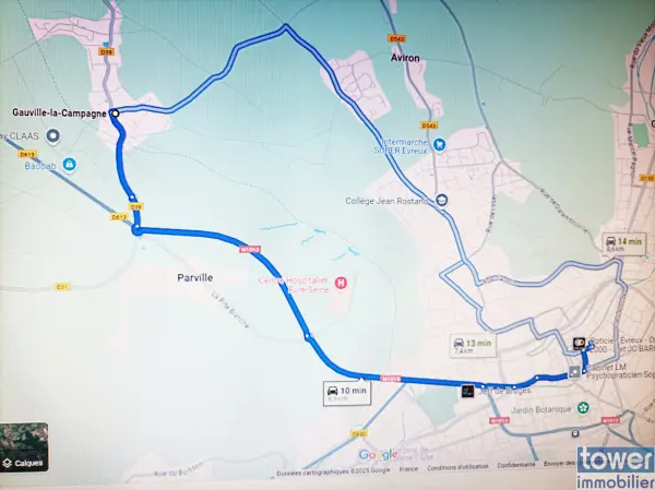 Gauville-la-Campagne 27930 – Vente terrain