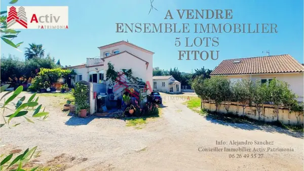 Fitou 11510 – Vente maison/villa 7&nbsp;pièces 6&nbsp;chambres