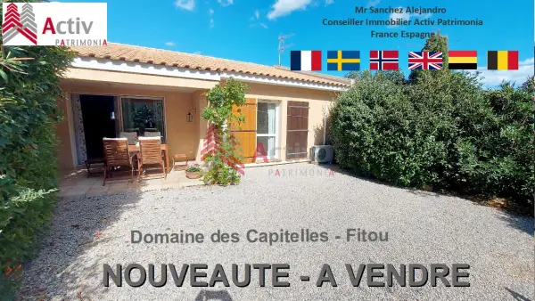 Fitou 11510 – Vente maison/villa 4&nbsp;pièces 3&nbsp;chambres