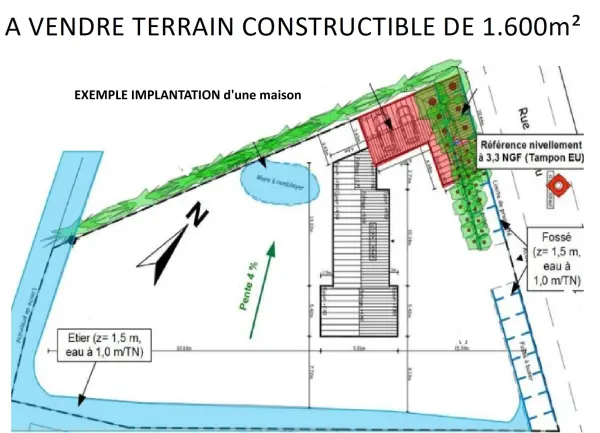 Bouin 85230 – Vente terrain