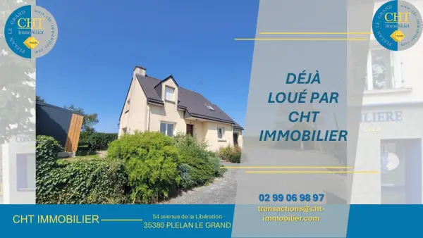 Plélan-le-Grand 35380 – Location maison/villa 5&nbsp;pièces 4&nbsp;chambres