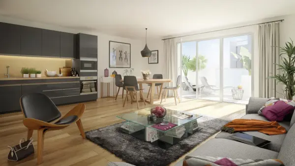 Villeurbanne 69100 – Vente appartement 3&nbsp;pièces 2&nbsp;chambres