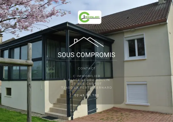 La Ferté-Bernard 72400 – Vente maison/villa 4&nbsp;pièces 3&nbsp;chambres