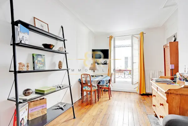 Paris 75017 – Vente appartement 2&nbsp;pièces 1&nbsp;chambre