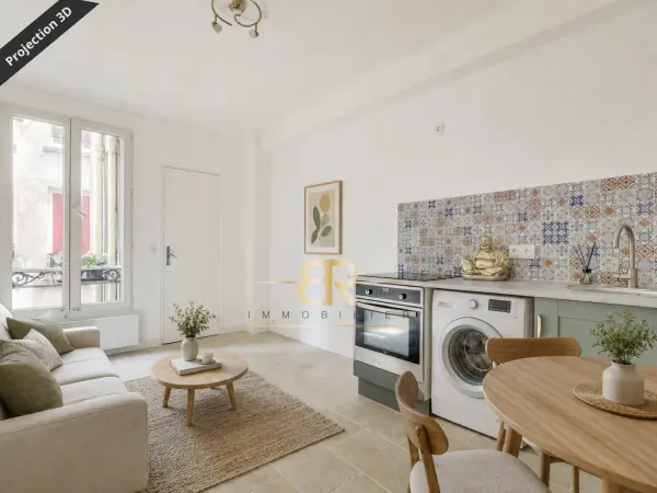 Paris 75017 – Vente appartement 2&nbsp;pièces 1&nbsp;chambre