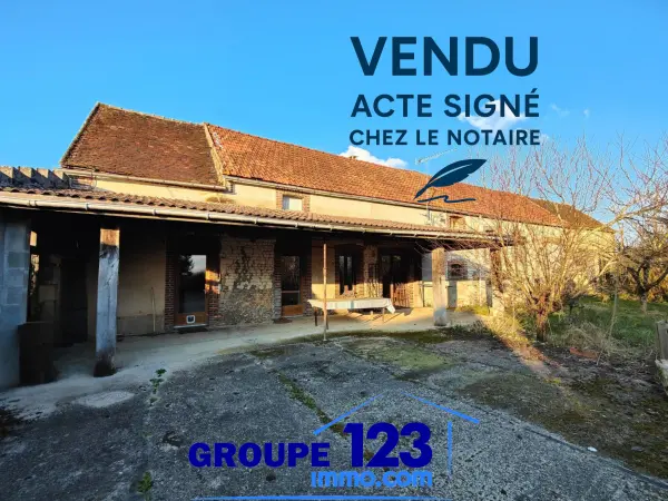 Brion 89400 – Vente maison/villa 3&nbsp;pièces 1&nbsp;chambre