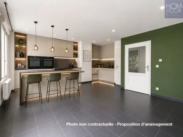 La Mulatière 69350 – Vente appartement 3&nbsp;pièces 2&nbsp;chambres