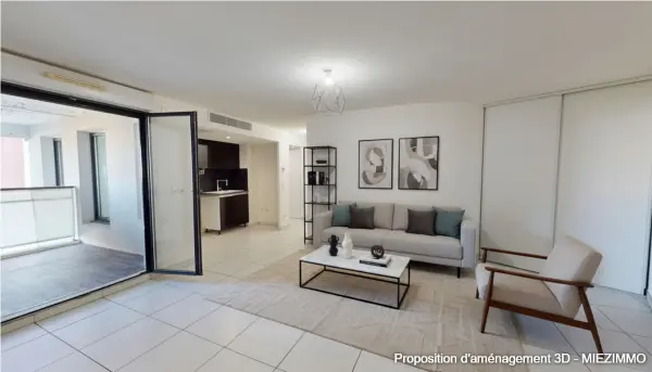 Cannes 06400 – Vente appartement 2&nbsp;pièces 1&nbsp;chambre