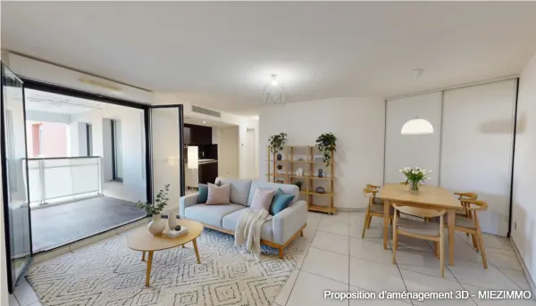 Cannes 06400 – Vente appartement 2&nbsp;pièces 1&nbsp;chambre