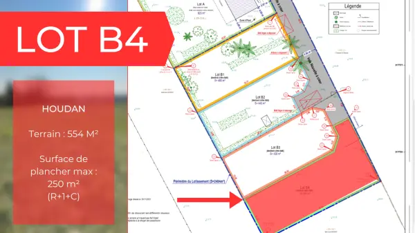 Houdan 78550 – Vente terrain