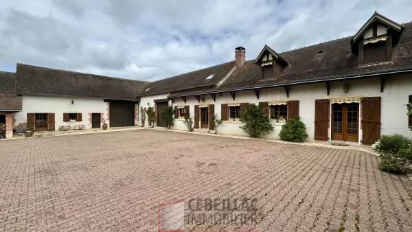 Villebret 03310 – Vente maison/villa 7&nbsp;pièces 4&nbsp;chambres