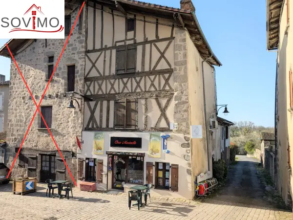 Lesterps 16420 – Vente immeuble 8&nbsp;pièces