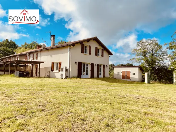 Ambernac 16490 – Vente maison/villa 5&nbsp;pièces 3&nbsp;chambres