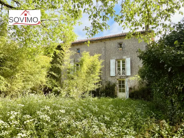 Pleuville 16490 – Vente maison/villa 6&nbsp;pièces 4&nbsp;chambres