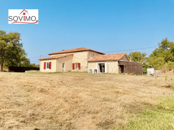 Hiesse 16490 – Vente maison/villa 4&nbsp;pièces 2&nbsp;chambres