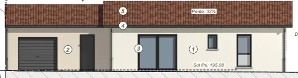 Guéreins 01090 – Vente maison/villa 4&nbsp;pièces 3&nbsp;chambres