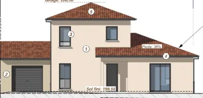 Guéreins 01090 – Vente maison/villa 4&nbsp;pièces 3&nbsp;chambres
