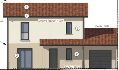 Guéreins 01090 – Vente maison/villa 4&nbsp;pièces 3&nbsp;chambres