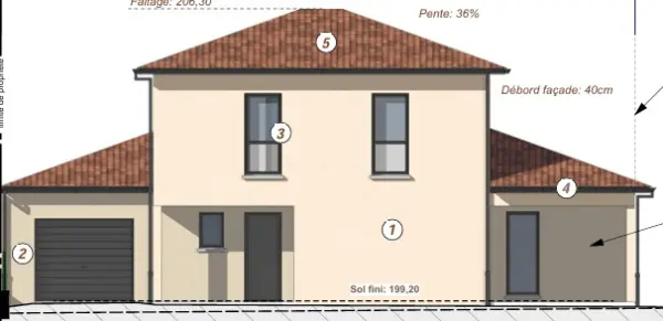 Guéreins 01090 – Vente maison/villa 5&nbsp;pièces 4&nbsp;chambres