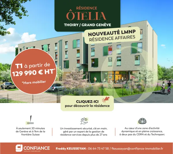 Thoiry 01710 – Vente appartement 1&nbsp;pièce