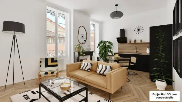 Villefranche-sur-Saône 69400 – Vente appartement 3&nbsp;pièces 2&nbsp;chambres
