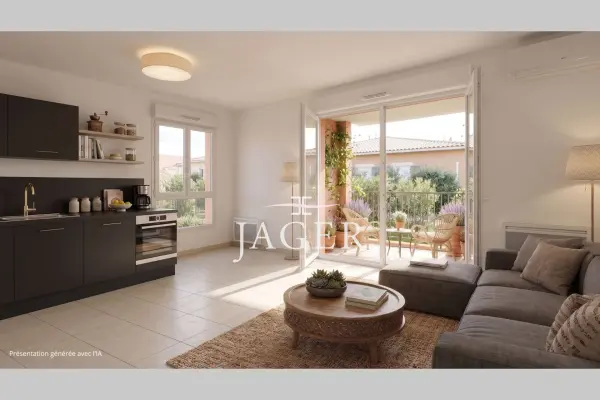 Grimaud 83310 – Vente appartement 3&nbsp;pièces 2&nbsp;chambres