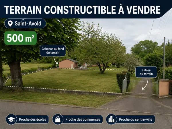 Saint-Avold 57500 – Vente terrain