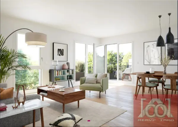 Dugny 93440 – Vente appartement 3&nbsp;pièces 2&nbsp;chambres