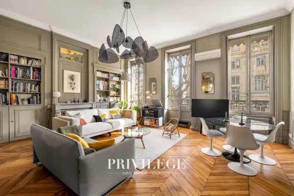 Lyon 69006 – Vente de prestige appartement 6&nbsp;pièces 4&nbsp;chambres