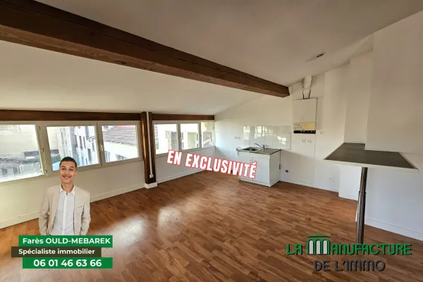 Saint-Étienne 42000 – Vente appartement 3&nbsp;pièces 2&nbsp;chambres