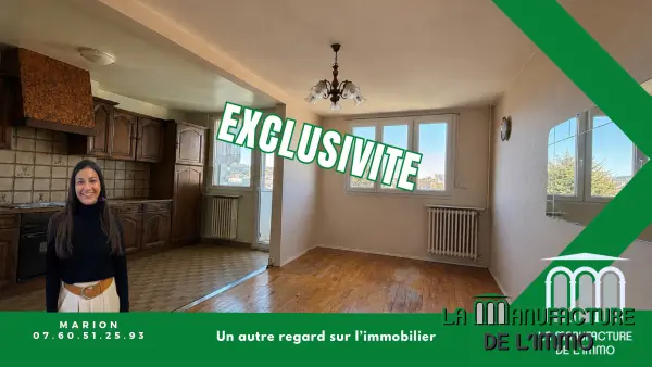 Saint-Étienne 42100 – Vente appartement 3&nbsp;pièces 2&nbsp;chambres