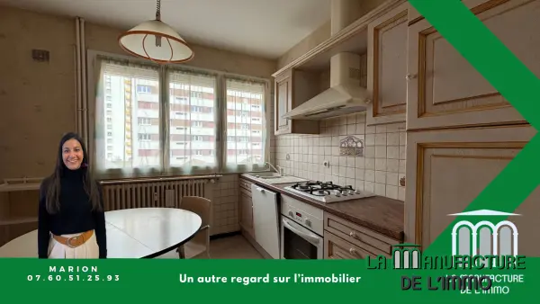 Saint-Étienne 42100 – Vente appartement 4&nbsp;pièces 2&nbsp;chambres