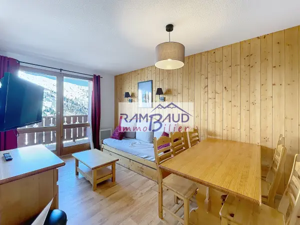 Valmeinier 73450 – Vente appartement 2&nbsp;pièces 1&nbsp;chambre