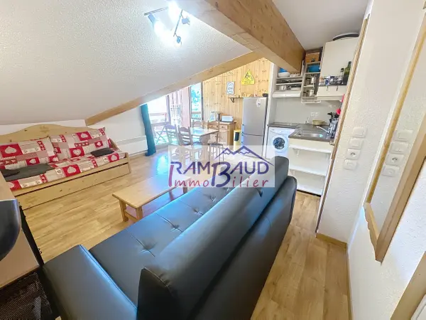 Valmeinier 73450 – Vente appartement 2&nbsp;pièces 1&nbsp;chambre